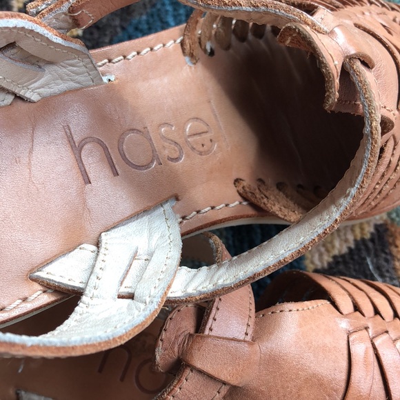 Hasel Authentic Leather Huarache Style Sandals - Picture 2 of 6